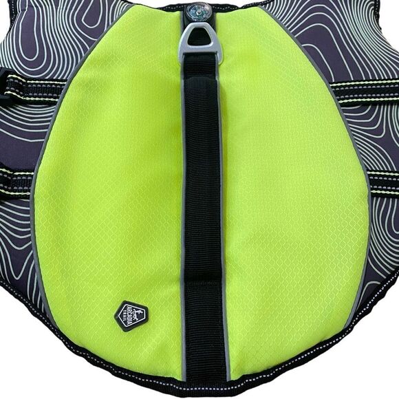 ARCADIA TRAIL - SMALL DOG - NEON / REFLECTIVE DOG FLOATATION COAT - EXC. COND. - Picture 3 of 9
